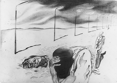 Эскиз к&nbsp;телефильму &laquo;Меня могут распять на&nbsp;кресте&raquo;. Из&nbsp;архива В.&nbsp;Рокитянского